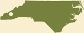 Small map of North Carolina.